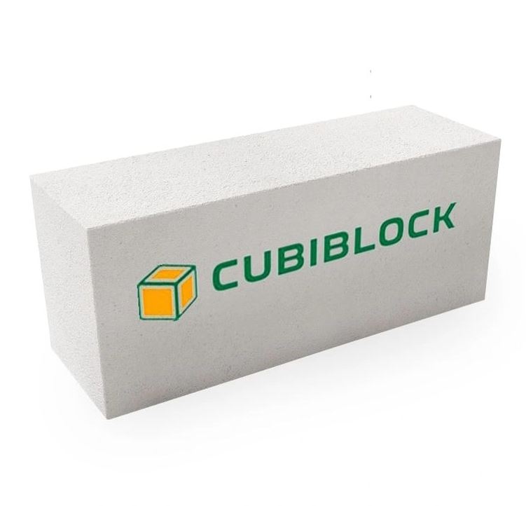 Газобетонный блок CUBIBLOCK D600 B3,5 F100 625х200х300 ровный