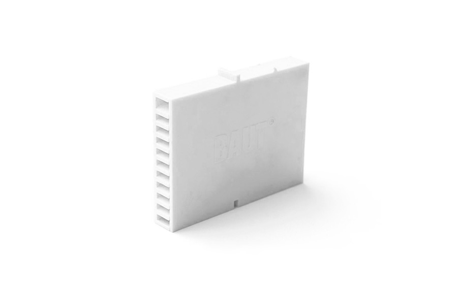 Вентиляционно-осушающая коробочка BAUT белая, 80*60*12 мм